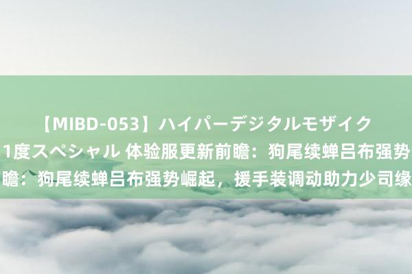 【MIBD-053】ハイパーデジタルモザイク あの娘のセックスをもう1度スペシャル 体验服更新前瞻：狗尾续蝉吕布强势崛起，援手装调动助力少司缘翱翔